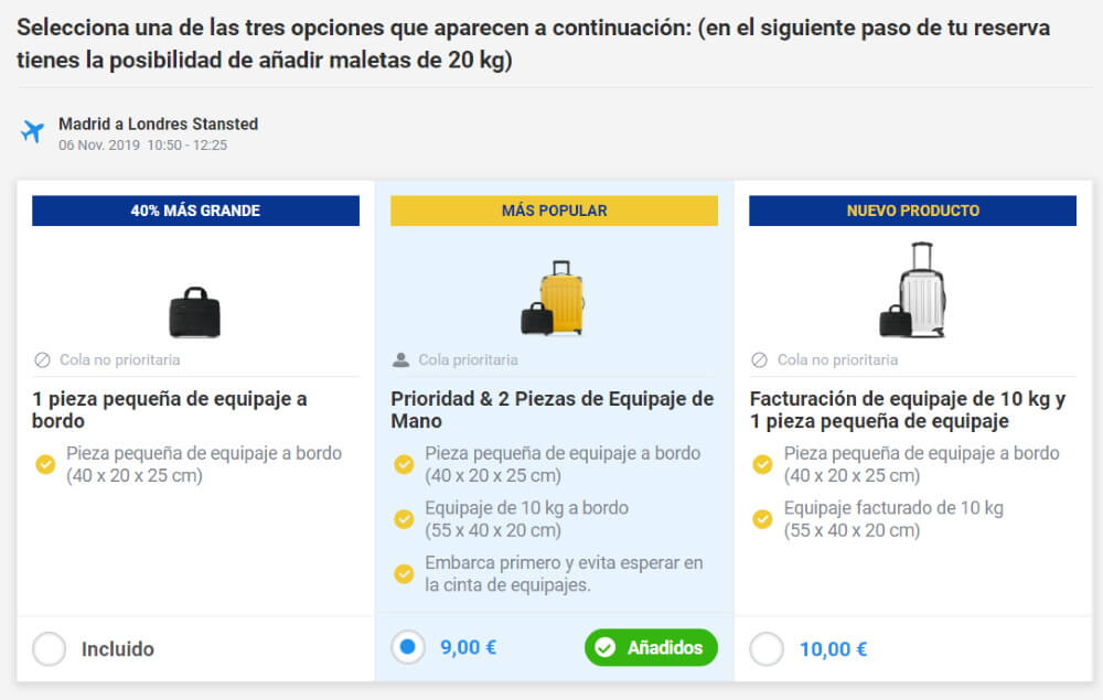 Monetario con las manos en la masa Facultad Guía de equipaje para viajar con Ryanair - Viajes e ideas