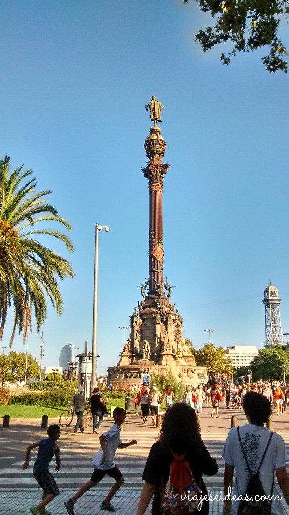 Mirador de Colón en Barcelona
