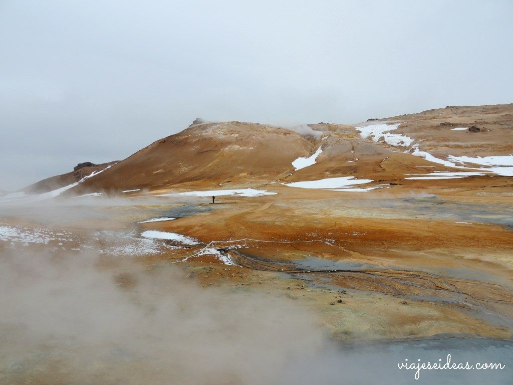 Fumarolas de Hverir en Islandia