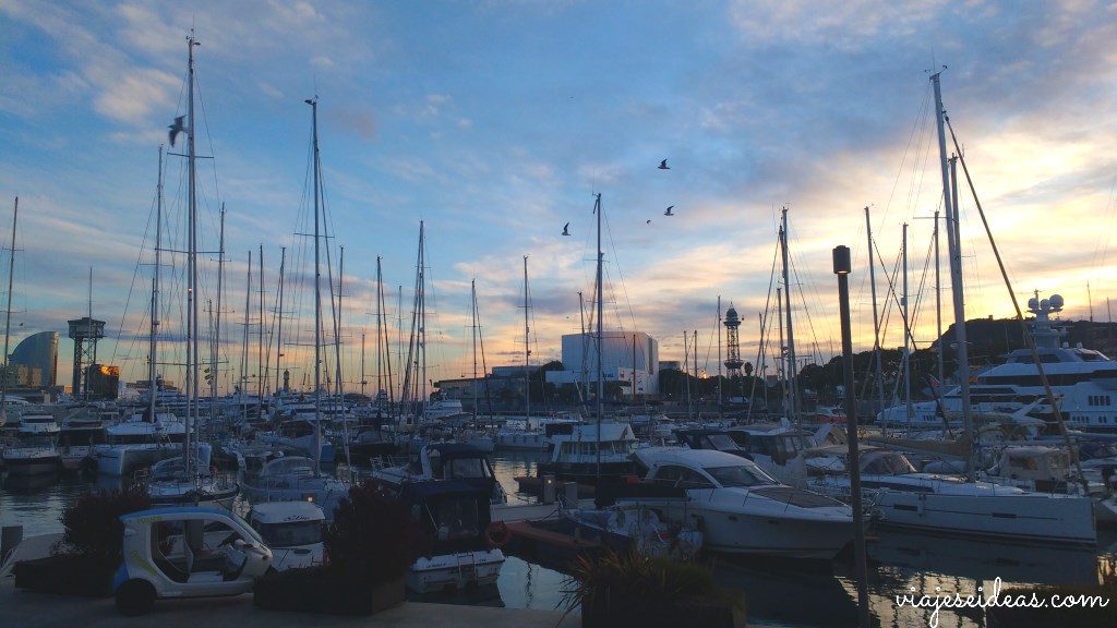 Puerto de la Barceloneta en Barcelona