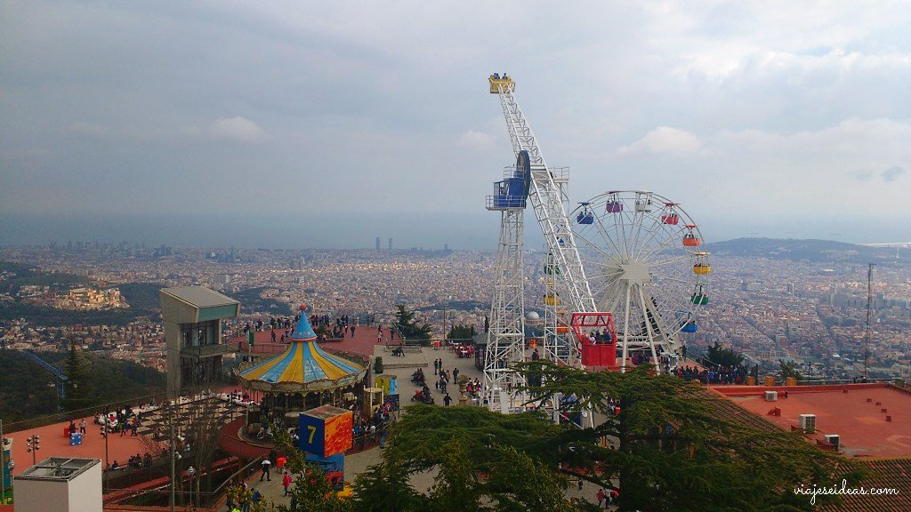 Vistas de Barcelona desde el Tibidado