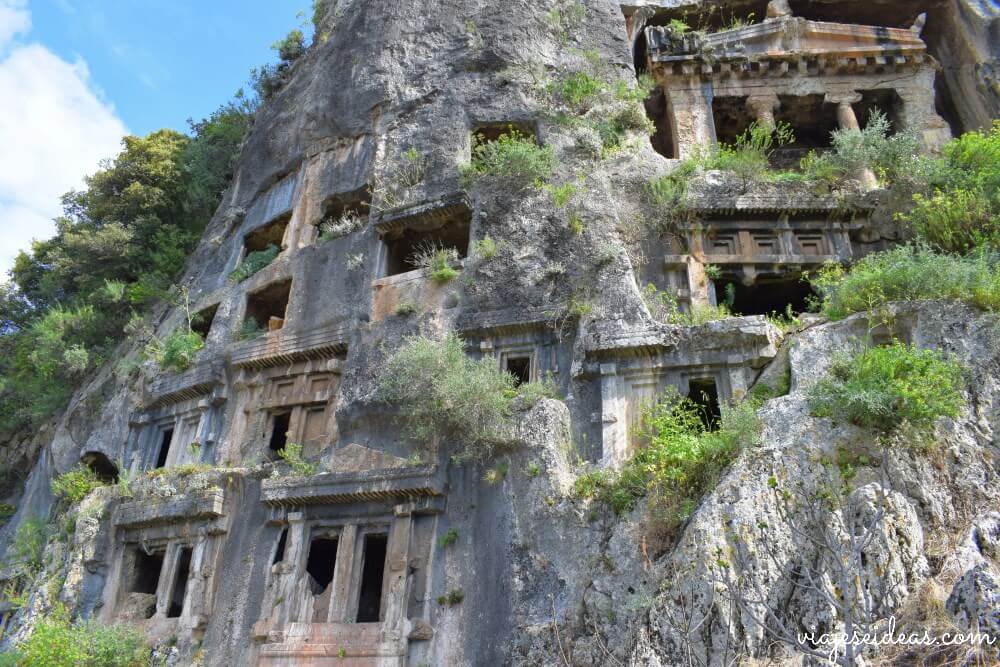 Qué hacer en Fethiye, tumbas Amyntas