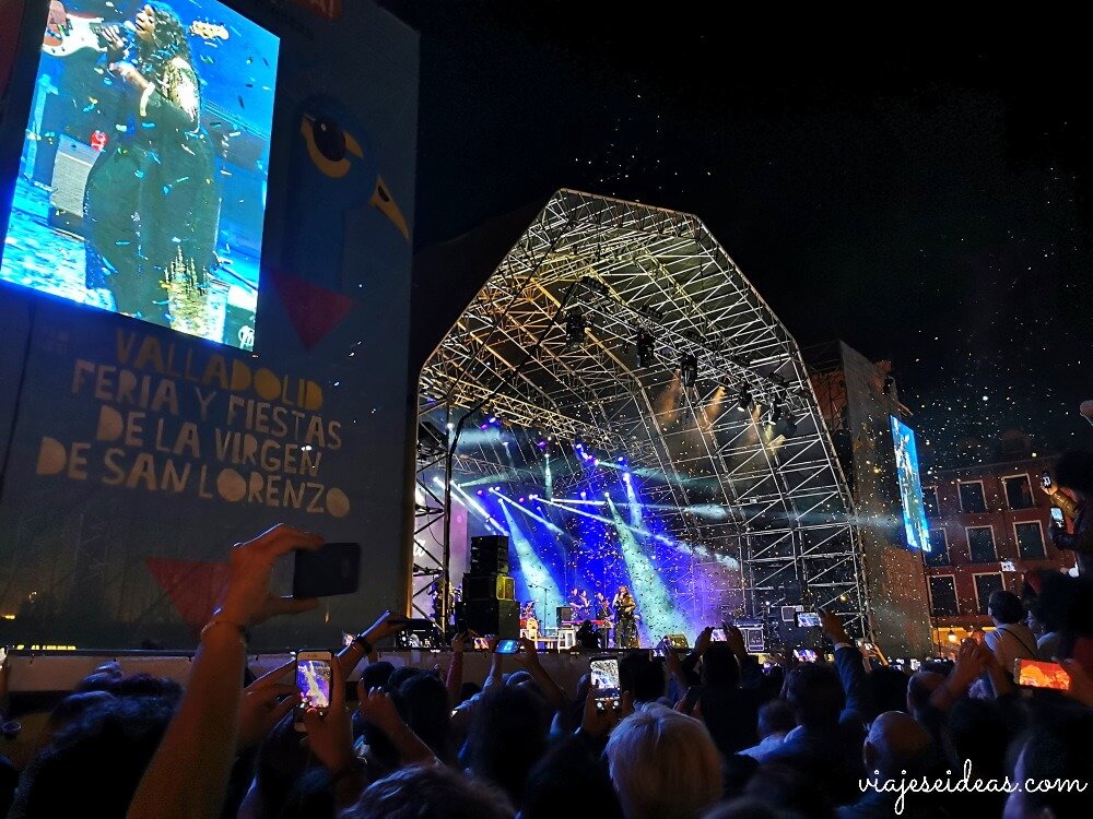 Concierto de Gloria Gaynor en las Fiestas de Valladolid