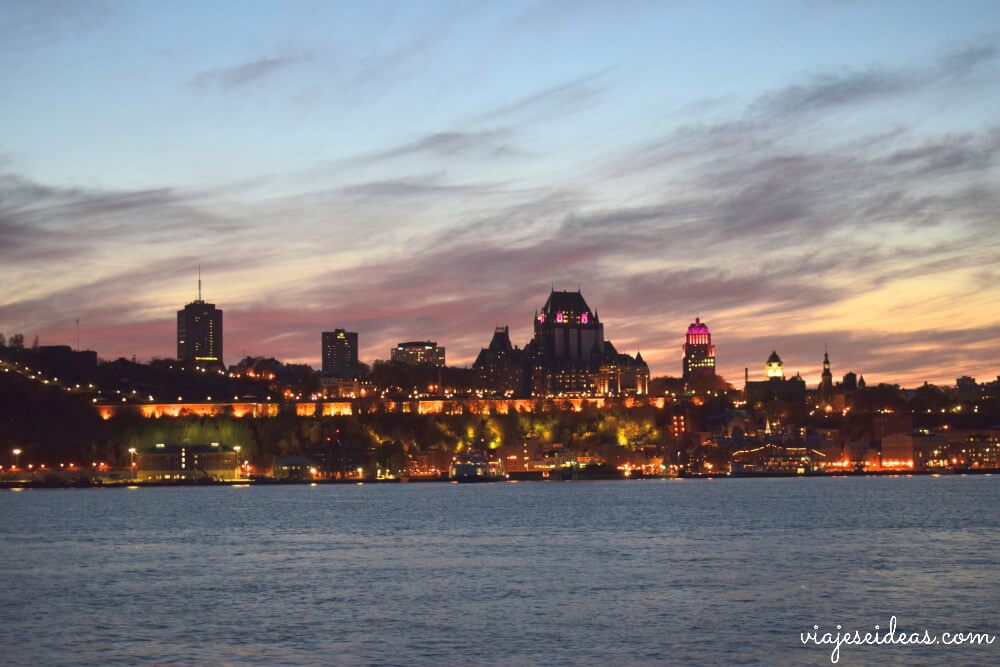 Que hacer en Quebec, atardecer