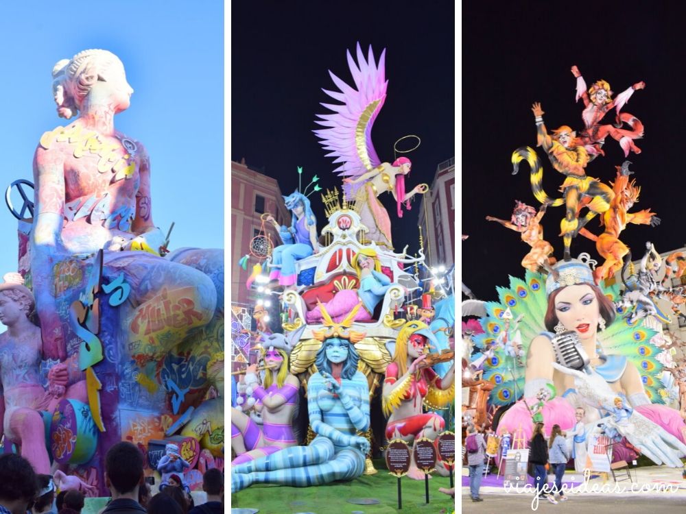 Ir a las Fallas, fallas famosas