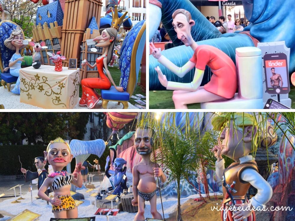 Ir a las Fallas, ninots