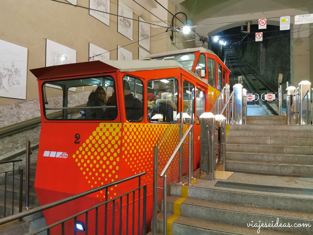 Que hacer en Bérgamo, funicular
