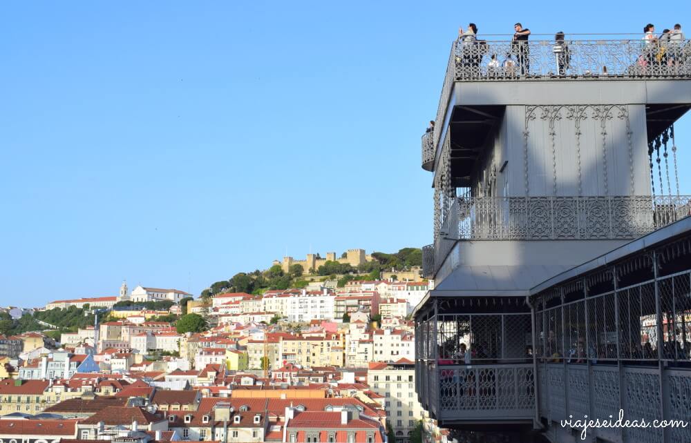 Qué ver en Lisboa, elevador de Santa Justa