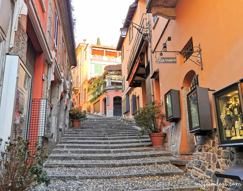 Qué hacer en el Lago Como, calle de Bellagio