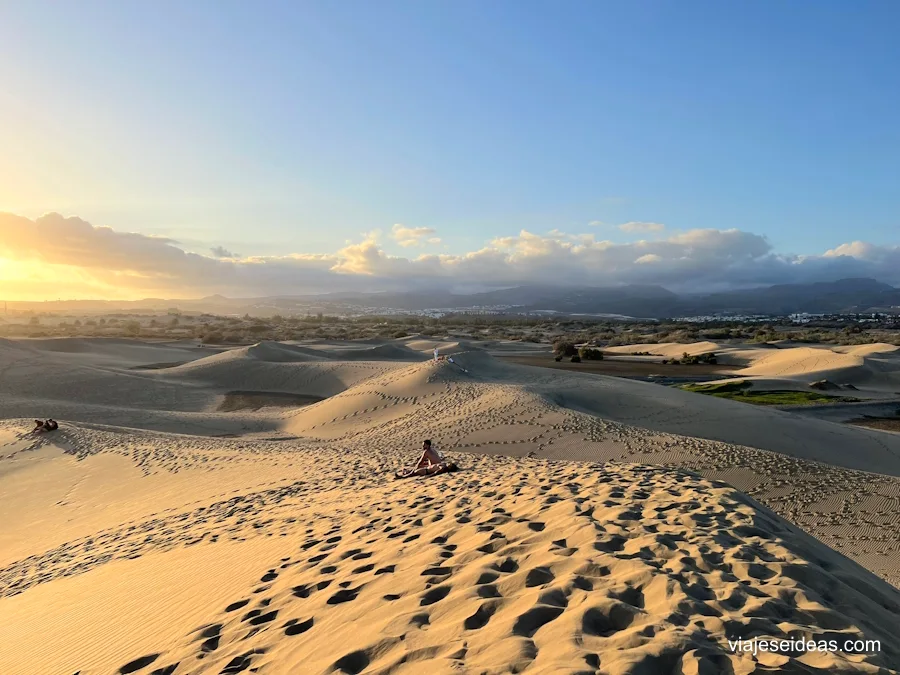 Las dunas al atardecer