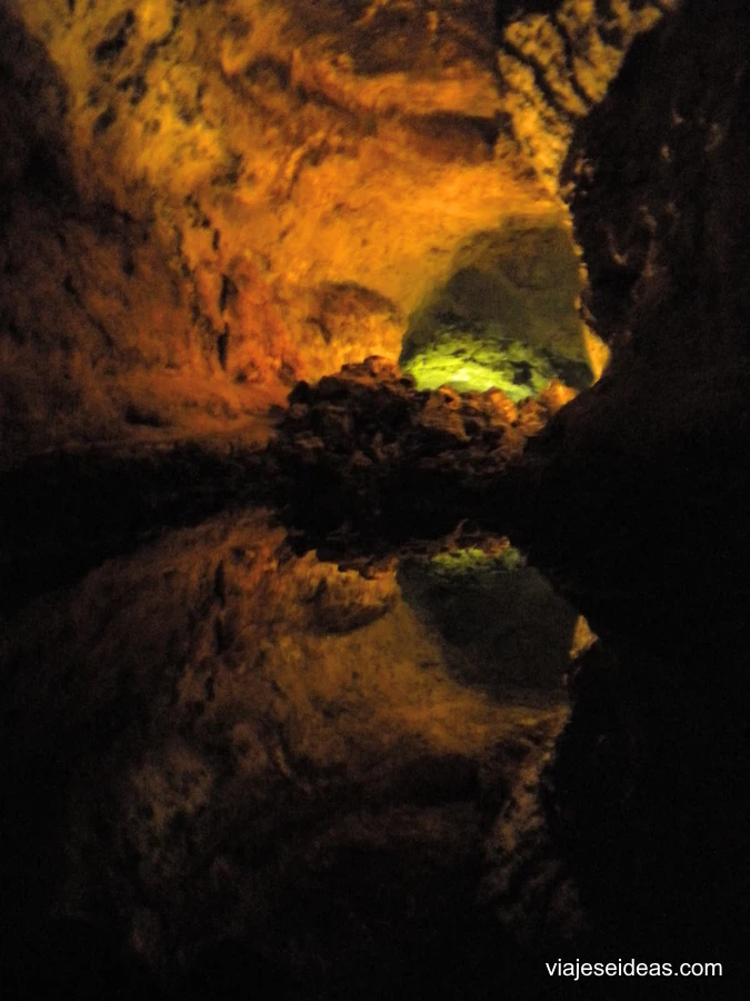 Interior de la cueva