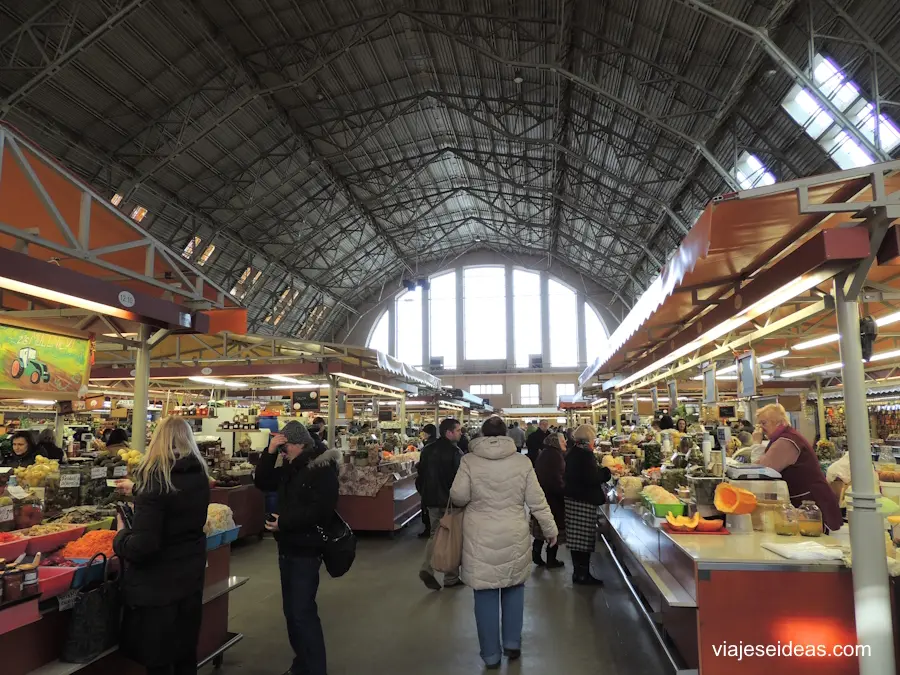 Interior del mercado