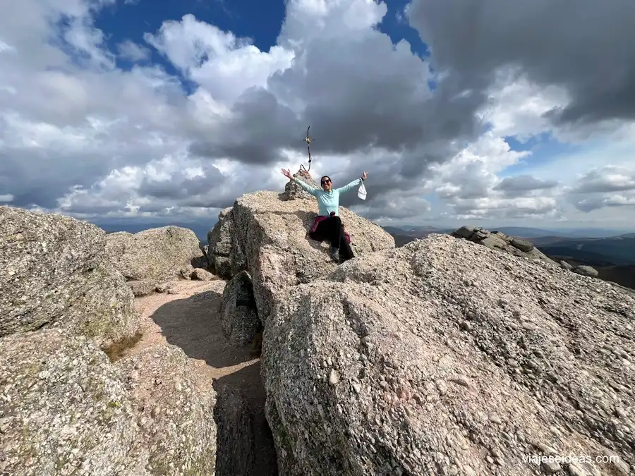 Yo en la cima del Pico Urbión