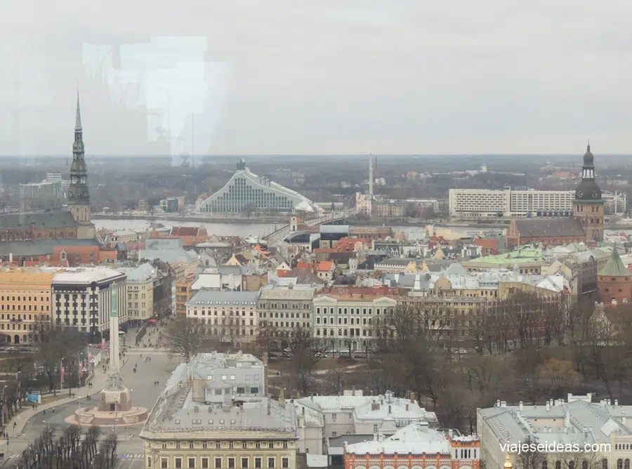 Vista de Riga desde el mirador