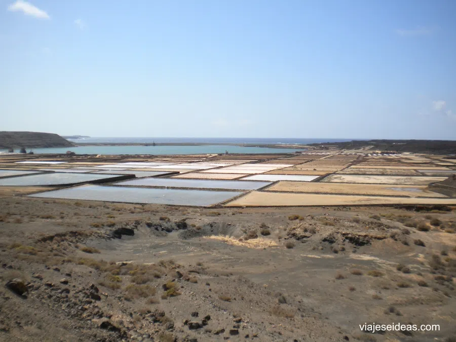 Vista de las salinas desde el mirador