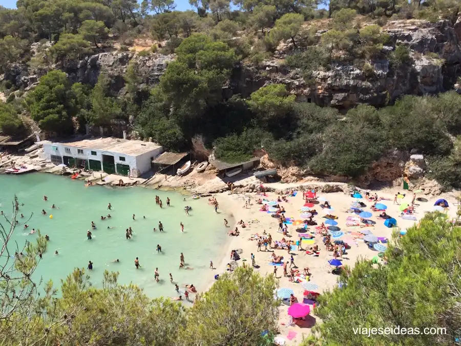 Vista de la playa desde arriba