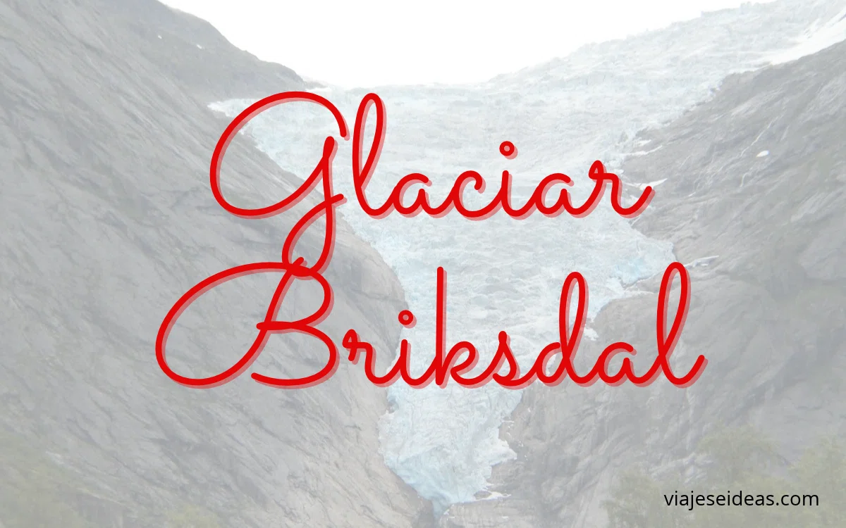 Vista de la lengua del glaciar