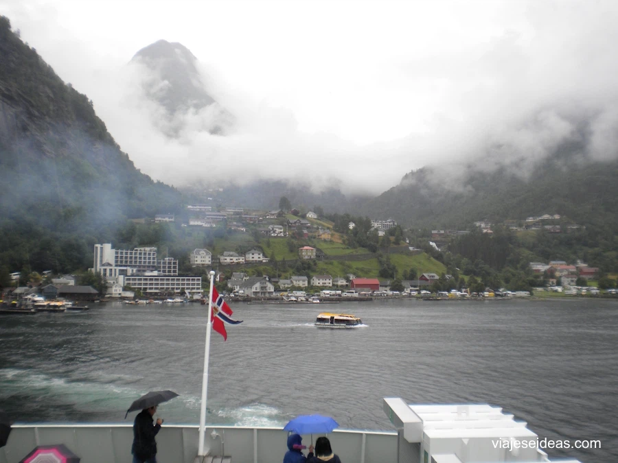 Geiranger vista desde el barco