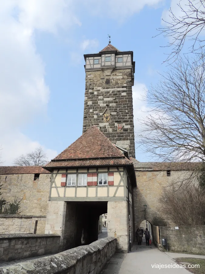 La puerta Rodertor desde fuera